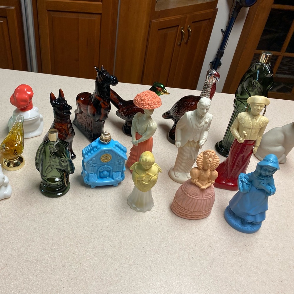 22- vintage Avon bottles